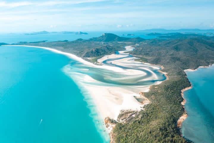 Caminando sólos por Whitehaven Beach y otras aventuras en la isla Whitsunday, Australia
