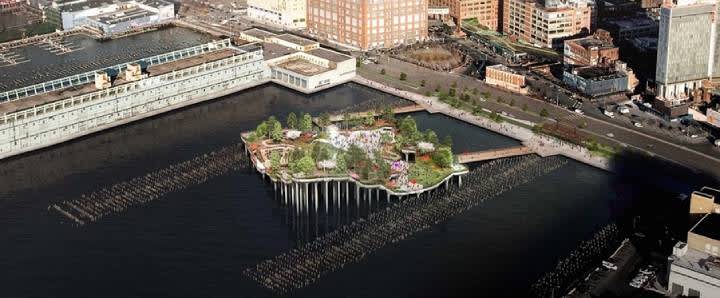 Visitar Little Island el parque flotante de Nueva York