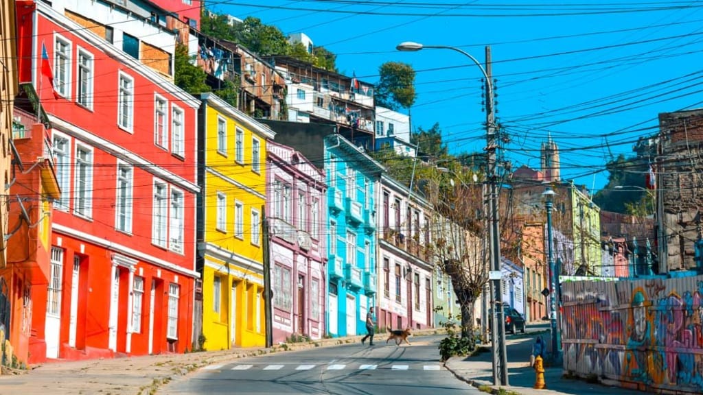 valparaiso, chile casas coloridas