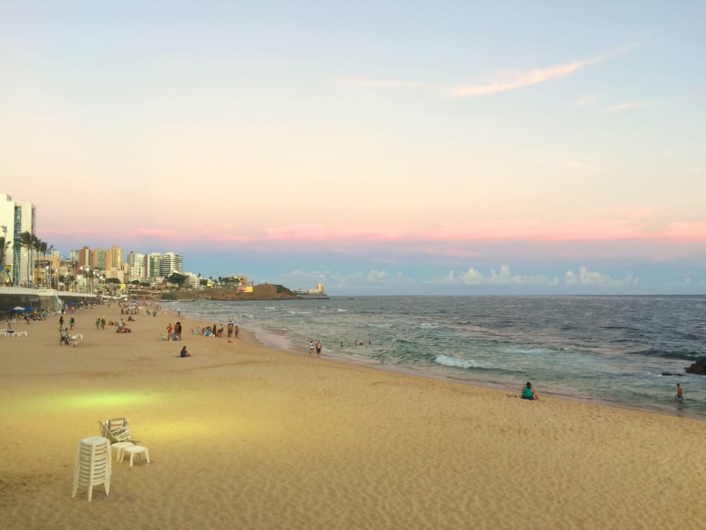 orla da praia em Salvador