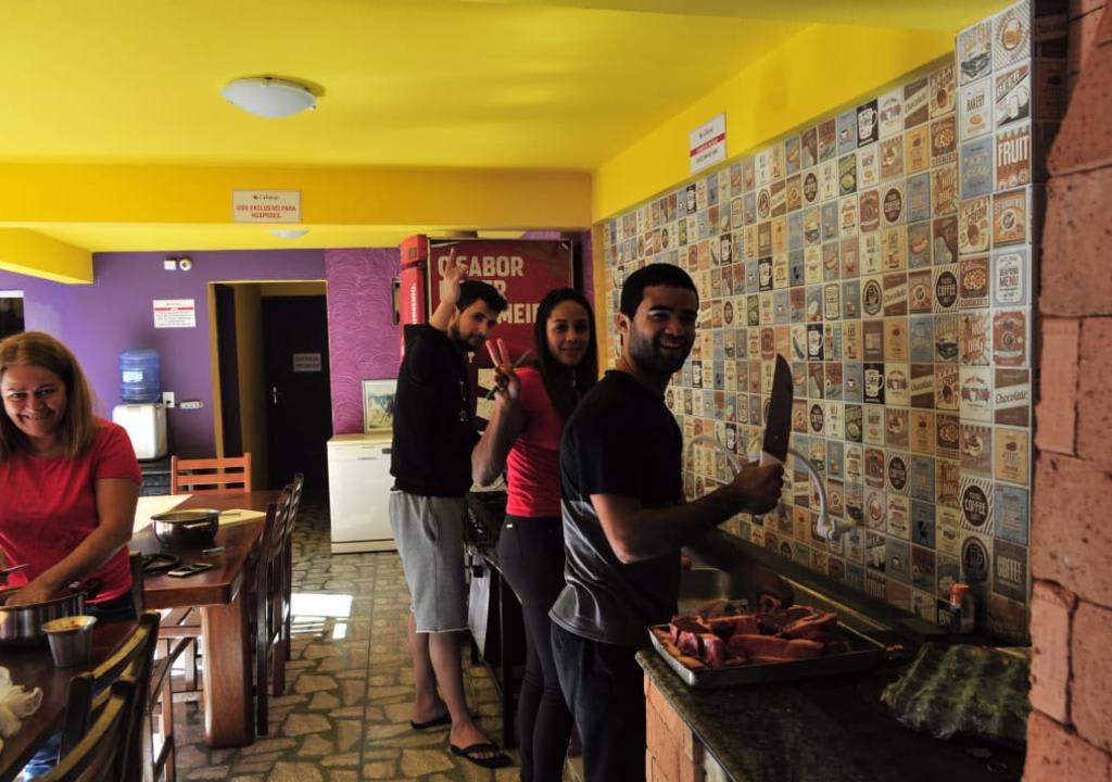 Amigos feitos no Cabana Hostel