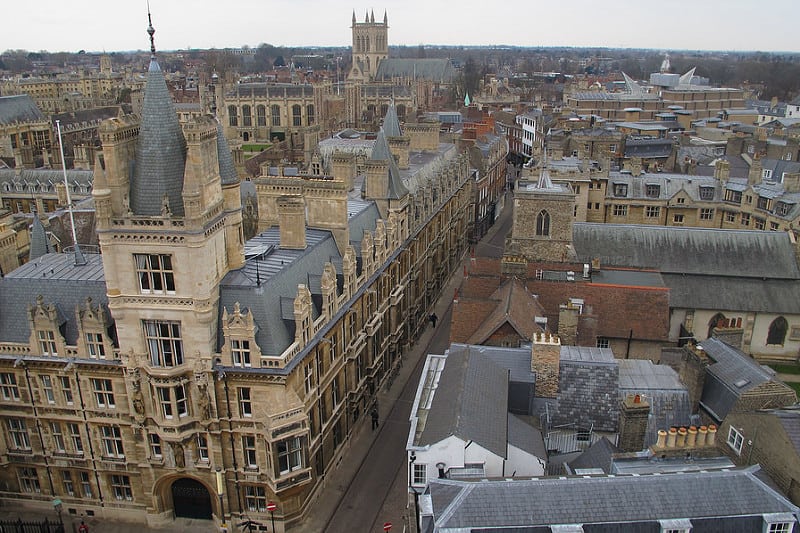 Viagem para Inglaterra:  Cambridge 