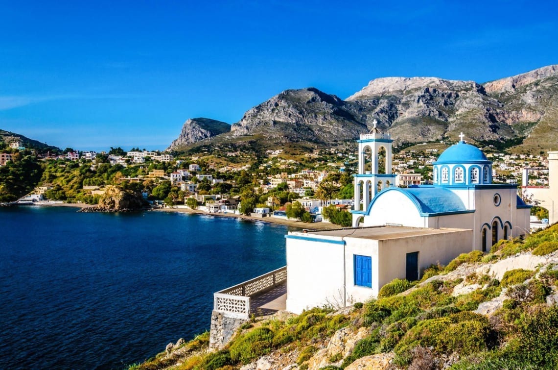 Mejores destinos para viajar solo y barato - Worldpackers - vista de Cos Grecia 