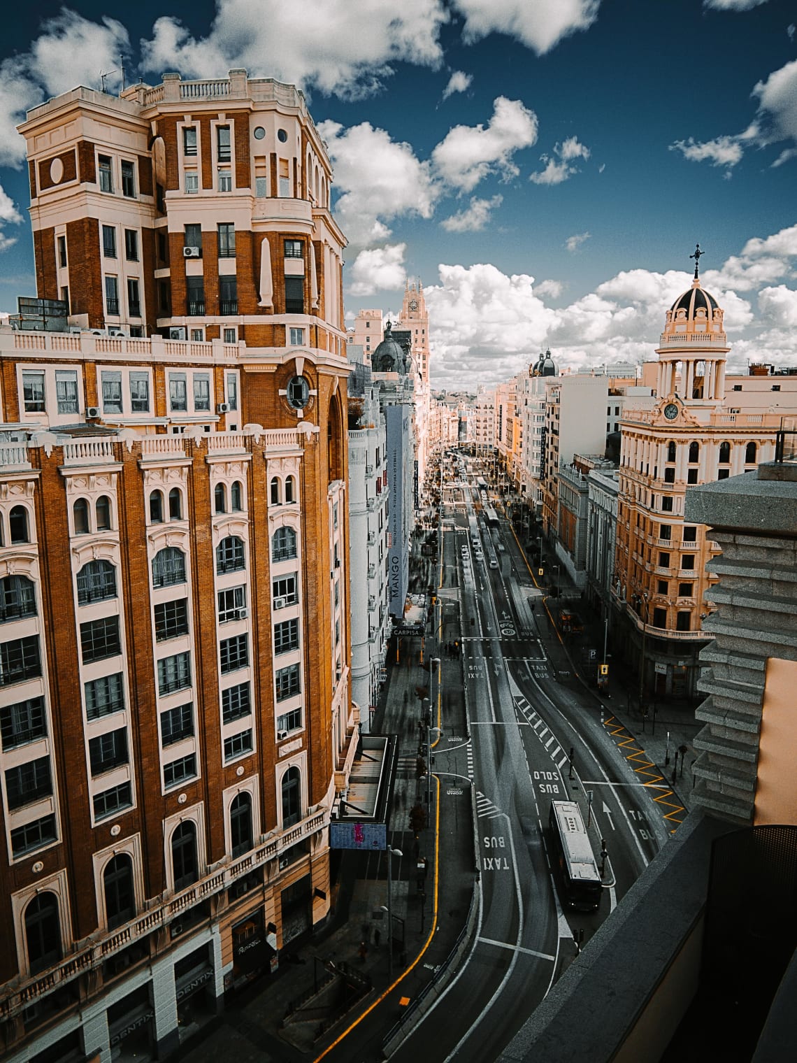 Aerial view of Madrid, Spain