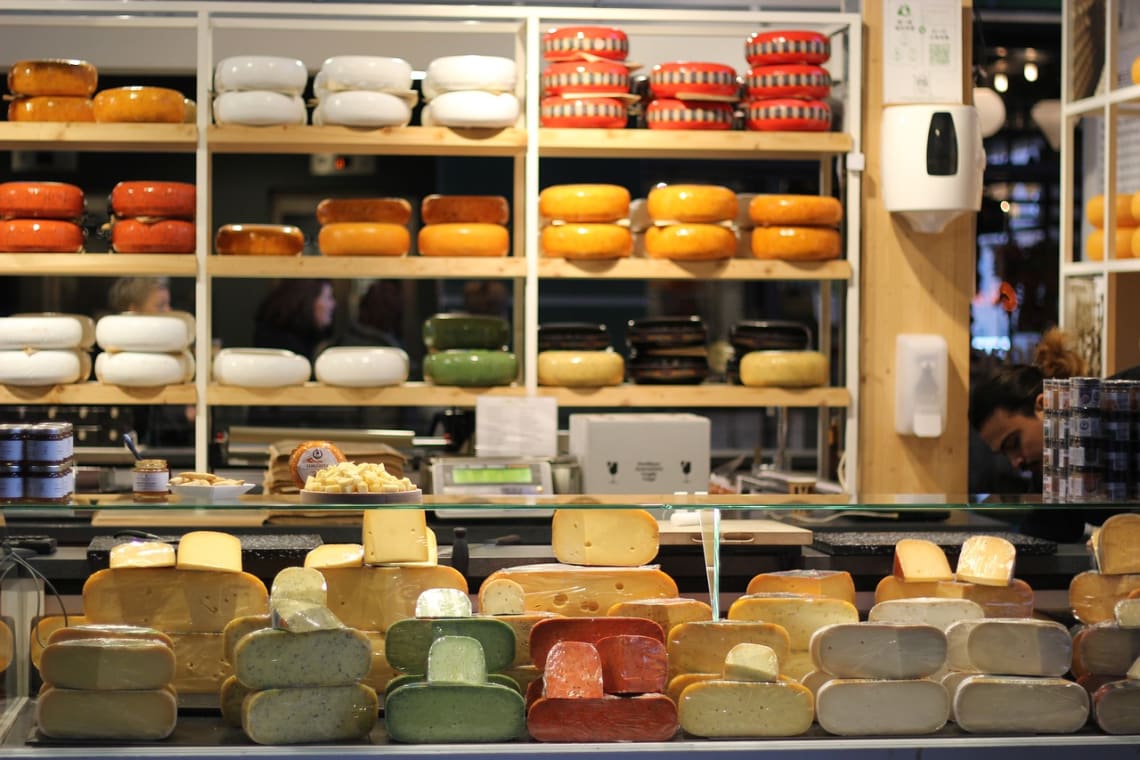 El queso gouda es el más famoso de Holanda