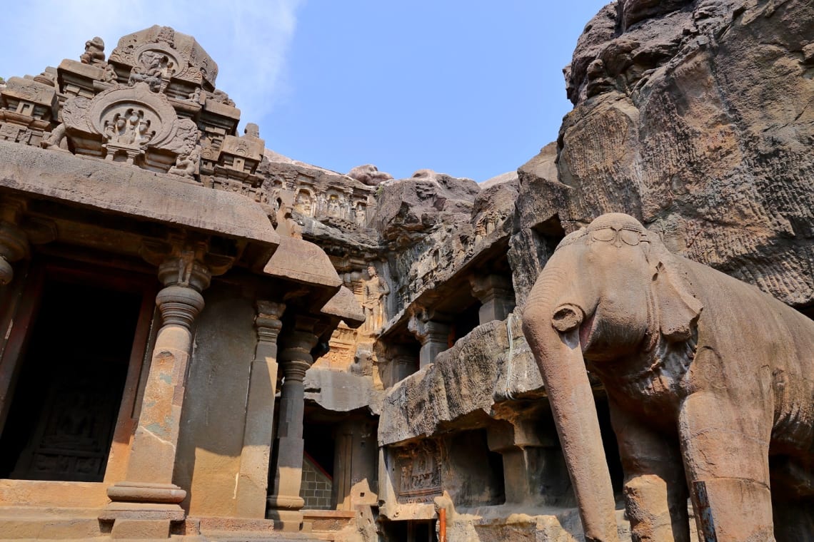 Inspirational places in the world: Kailasa Temple, Maharashtra, India