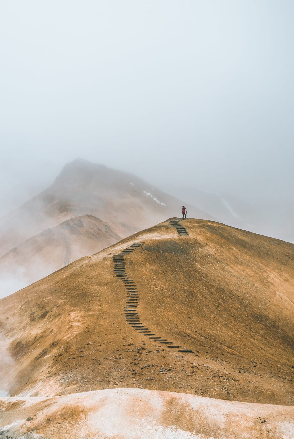 Lone explorer, Iceland