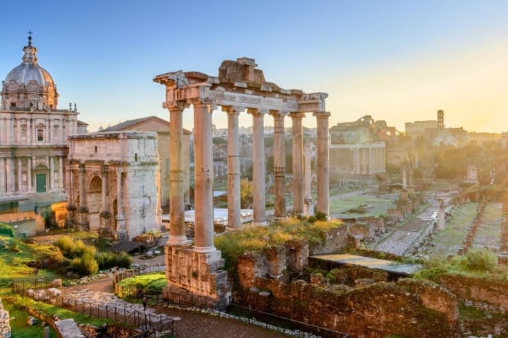 monuments in Rome, Italy