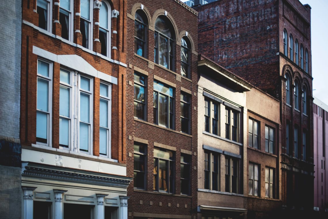 Buildings in downtown Nashville, Tennessee, United States