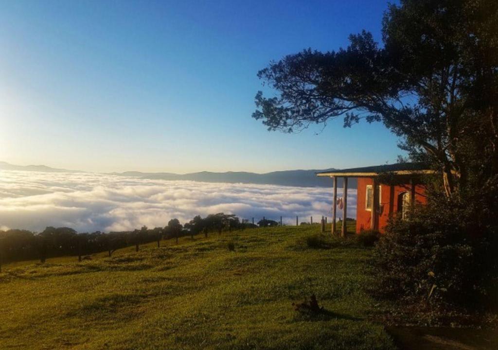 Paisagem em um retiro espiritual em Minas Gerais