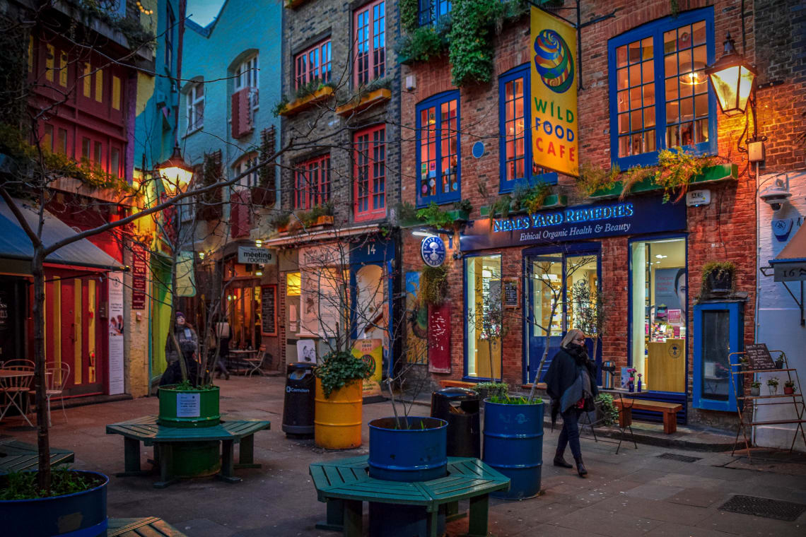 Neal's Yard in Covent Garden