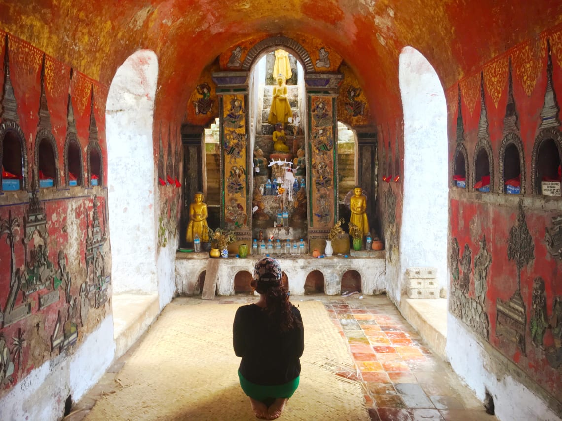 Taking part in the local culture, Myanmar