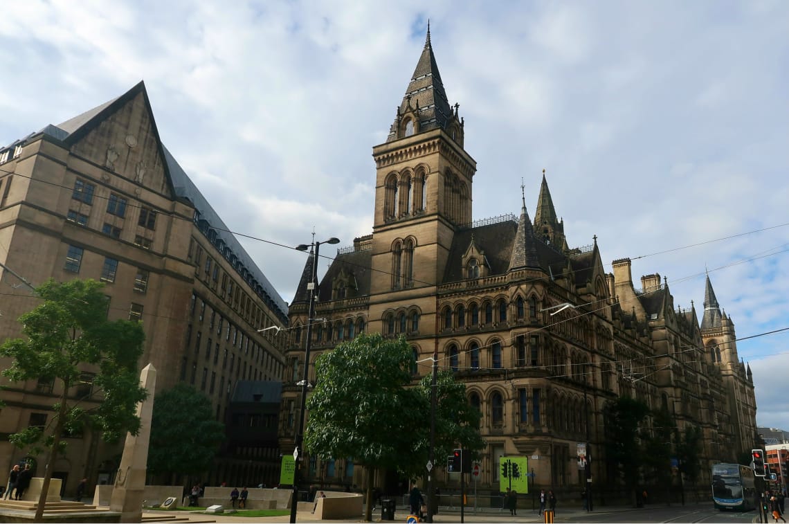 Viagem para Inglaterra:  Manchester 