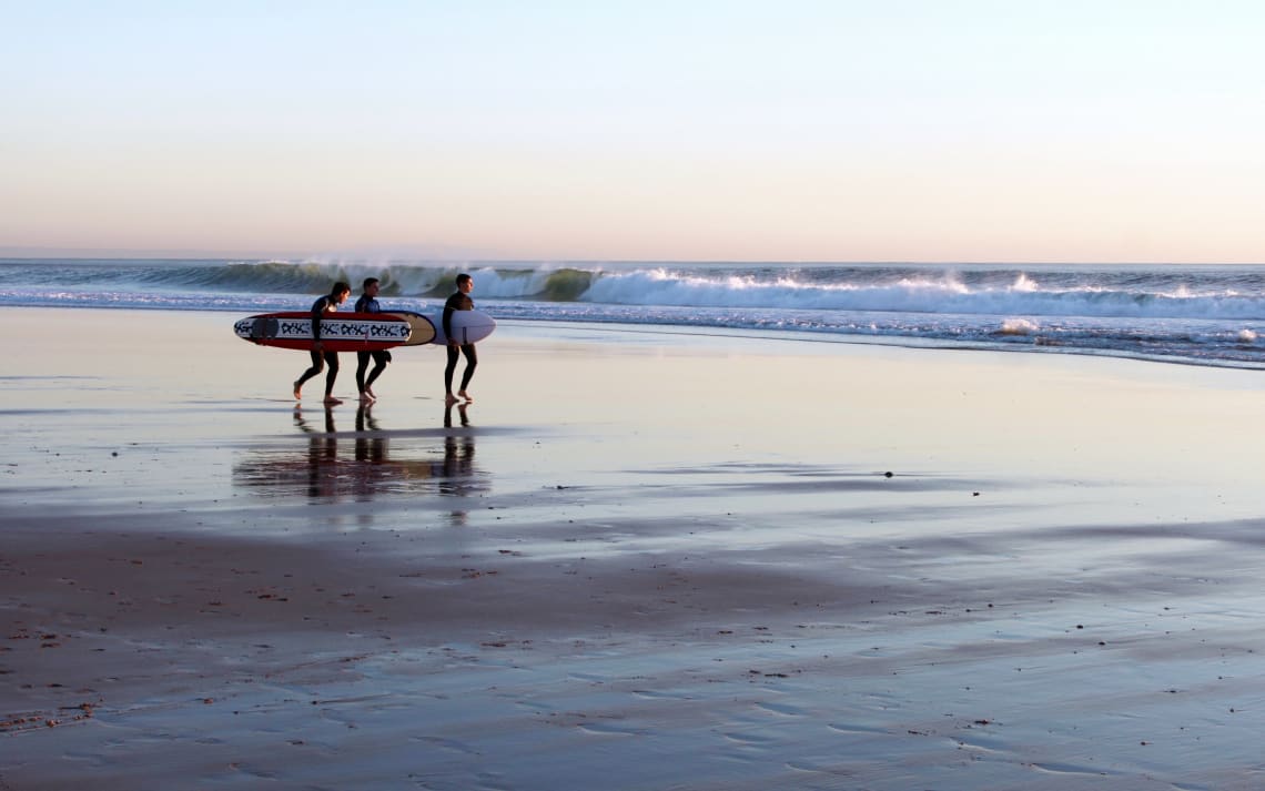 Carcavelos Beach near Lisbon