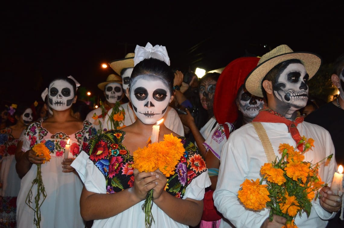 Dia de los muertos celebration in Mexico