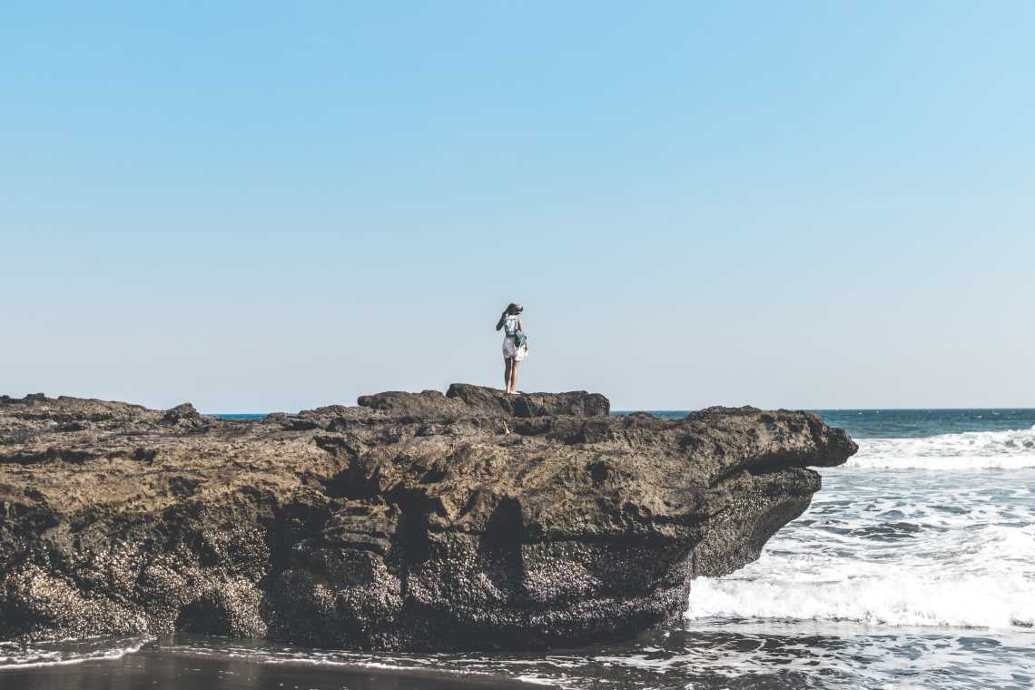 Solo female traveler in Bali, Indonesia