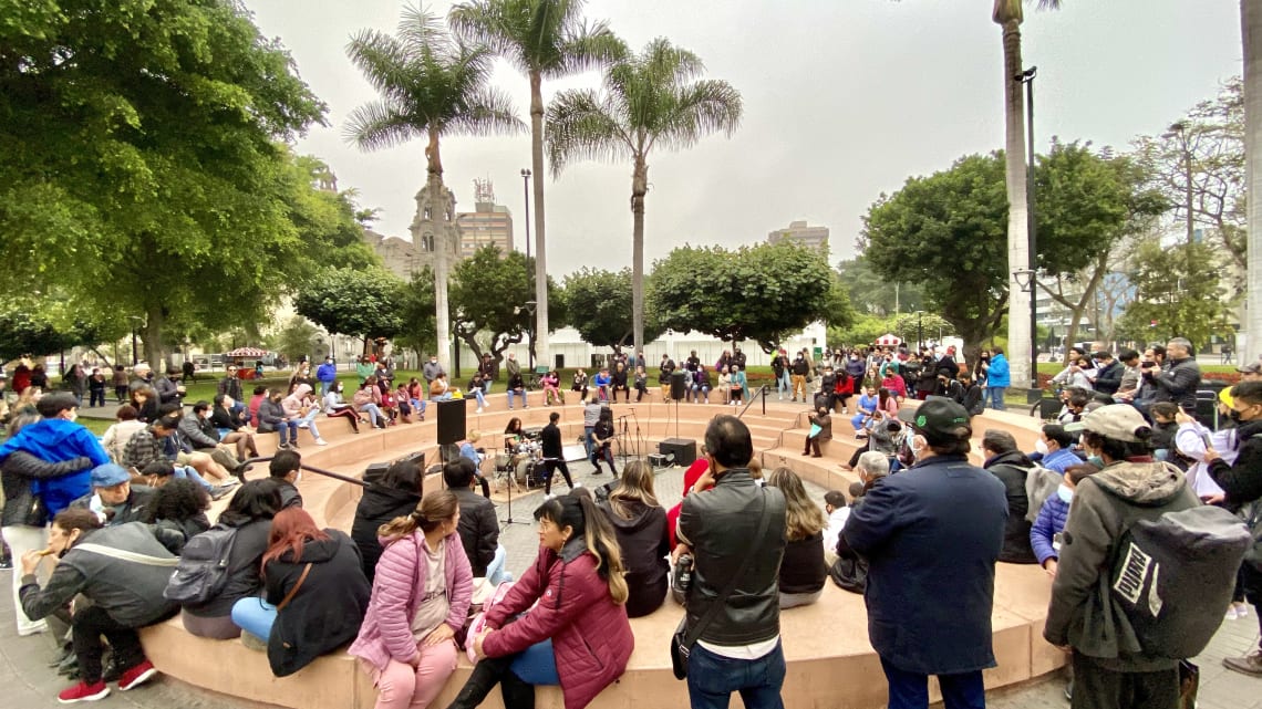 Concierto gratuito en el Parque Kennedy