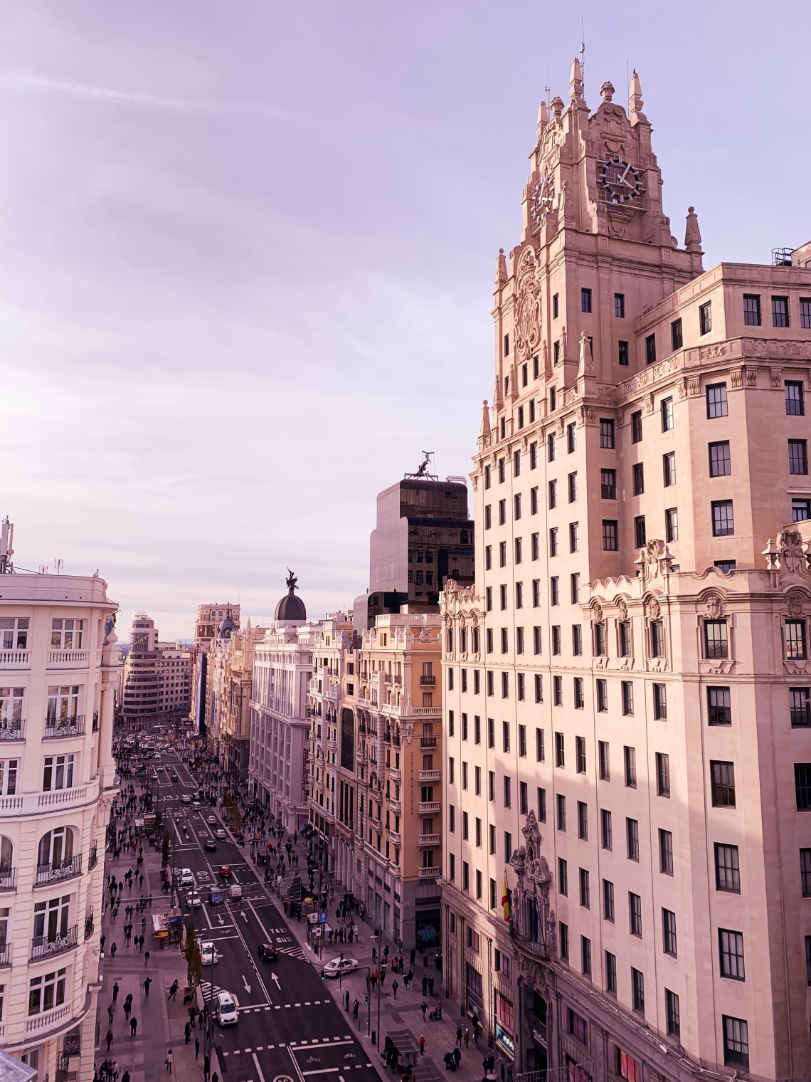 Calle Gran Vía, Madrid, Spain