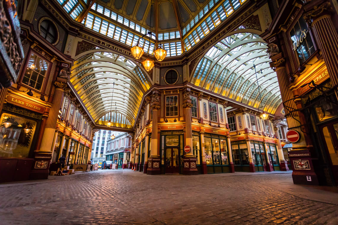 O que fazer em Londres: Leadenhall Market