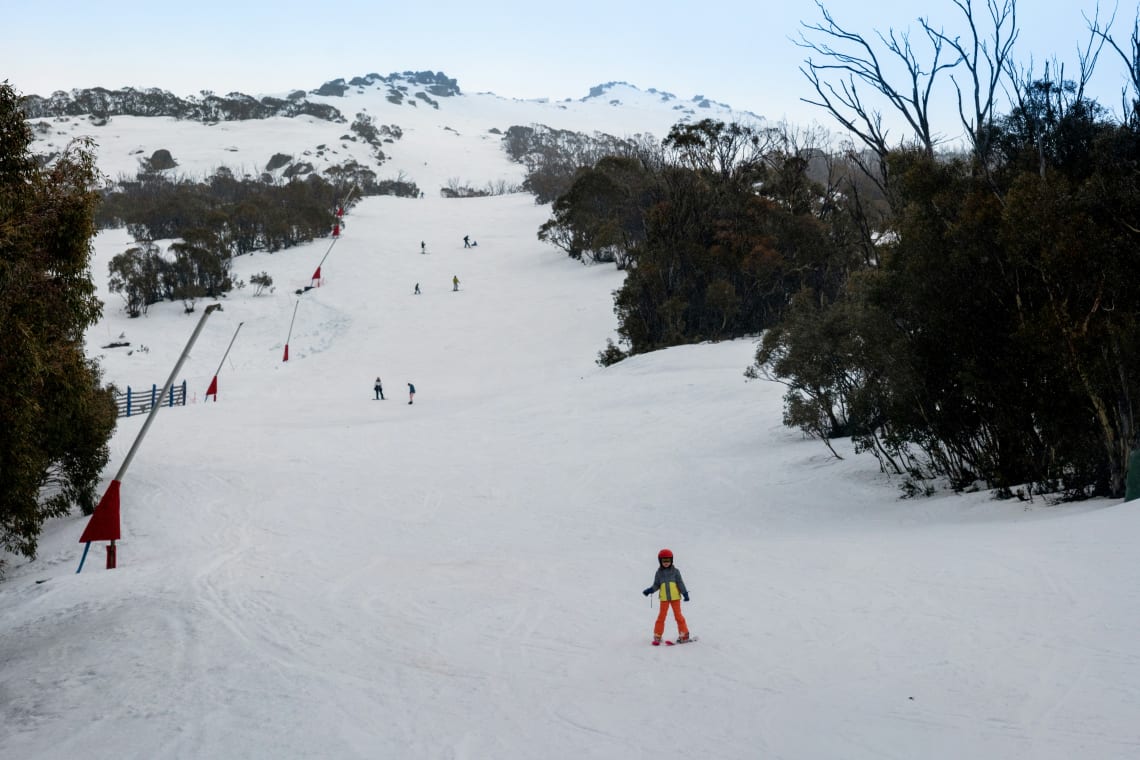 people skiing in Australia