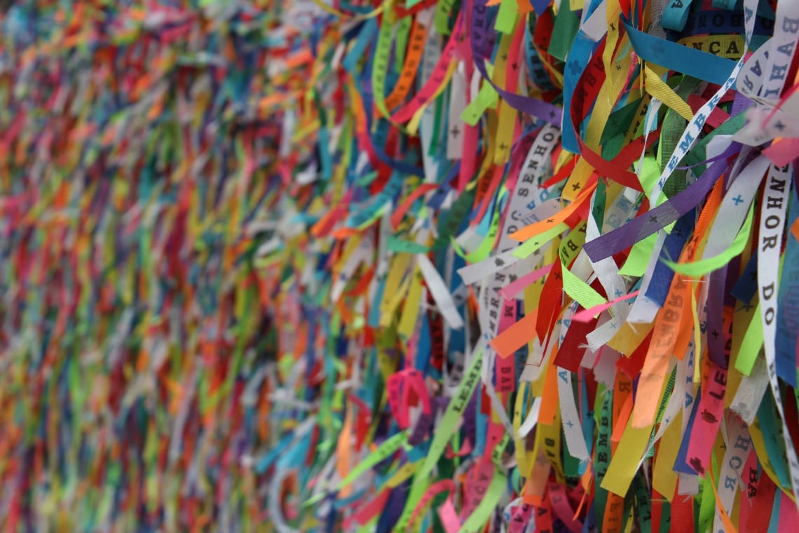 fitas do senhor do bonfim em salvador, bahia