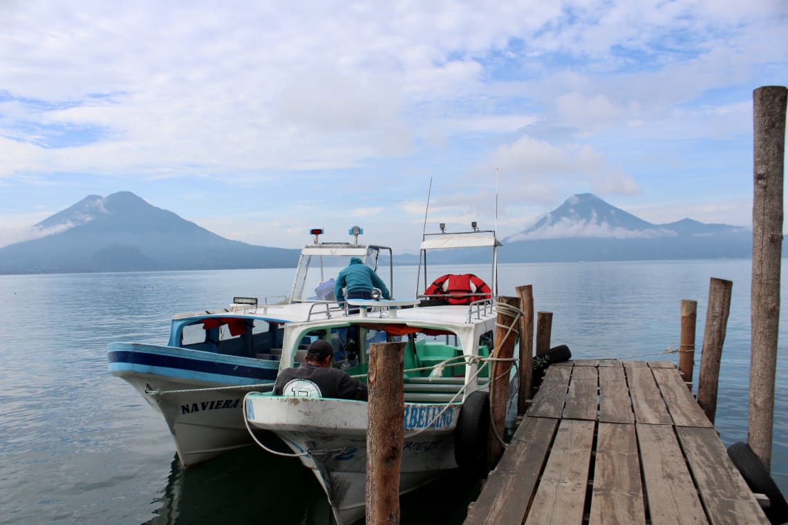 Best things to do in Lake Atitlan: visit all the different towns by boat