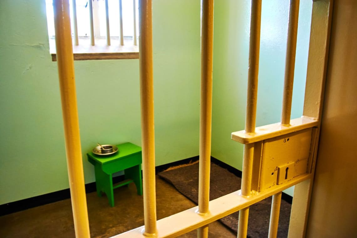 Nelson Mandela's cell in Robben Island