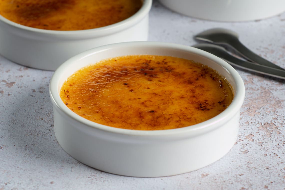 Creme brulée, a "must eat" in Paris