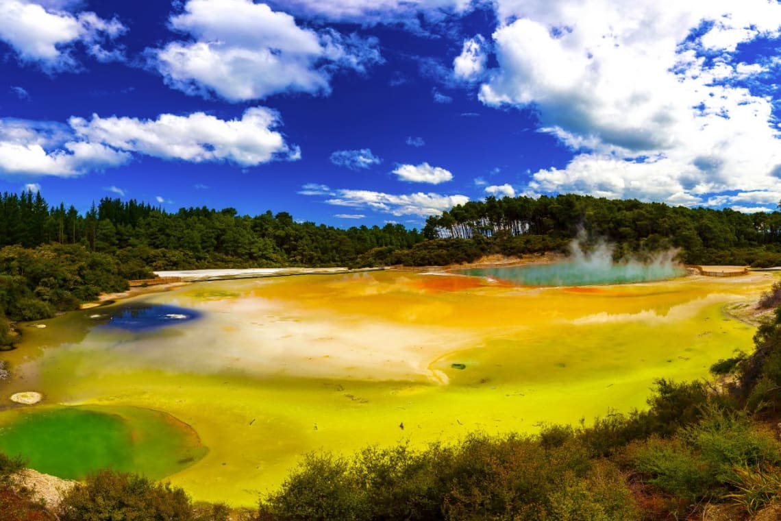 Lago geotermal de Waiotapu
