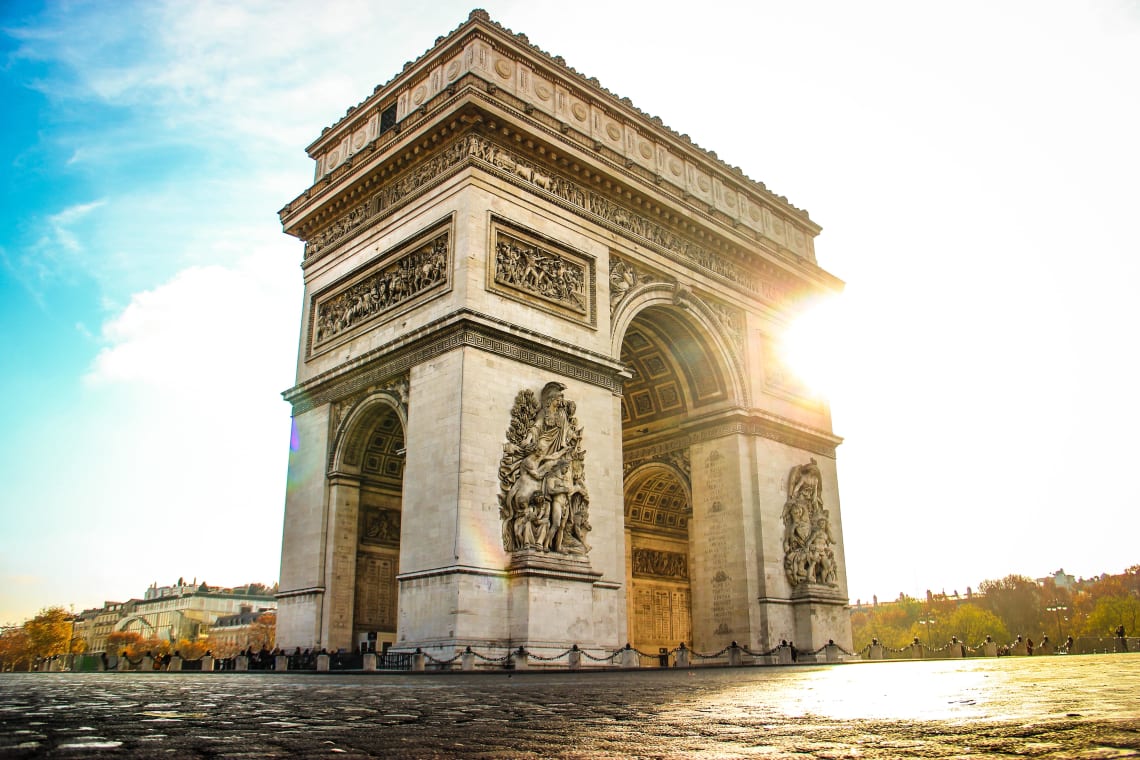 Arc de Triomphe, Paris, France