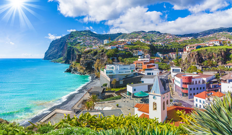 view from Madeira Island, in Portugal