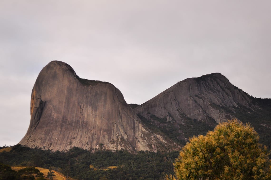 Formações rochosas no Parque Estadual da Pedra Azul