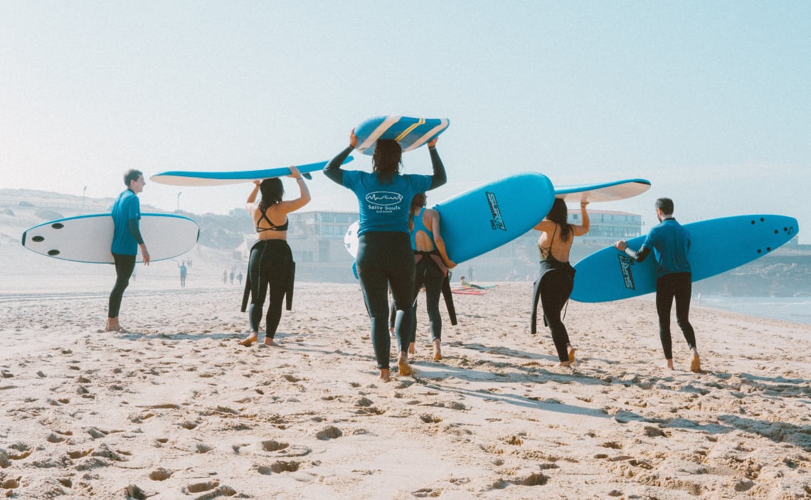 Modern sabbatical ideas: surf camp