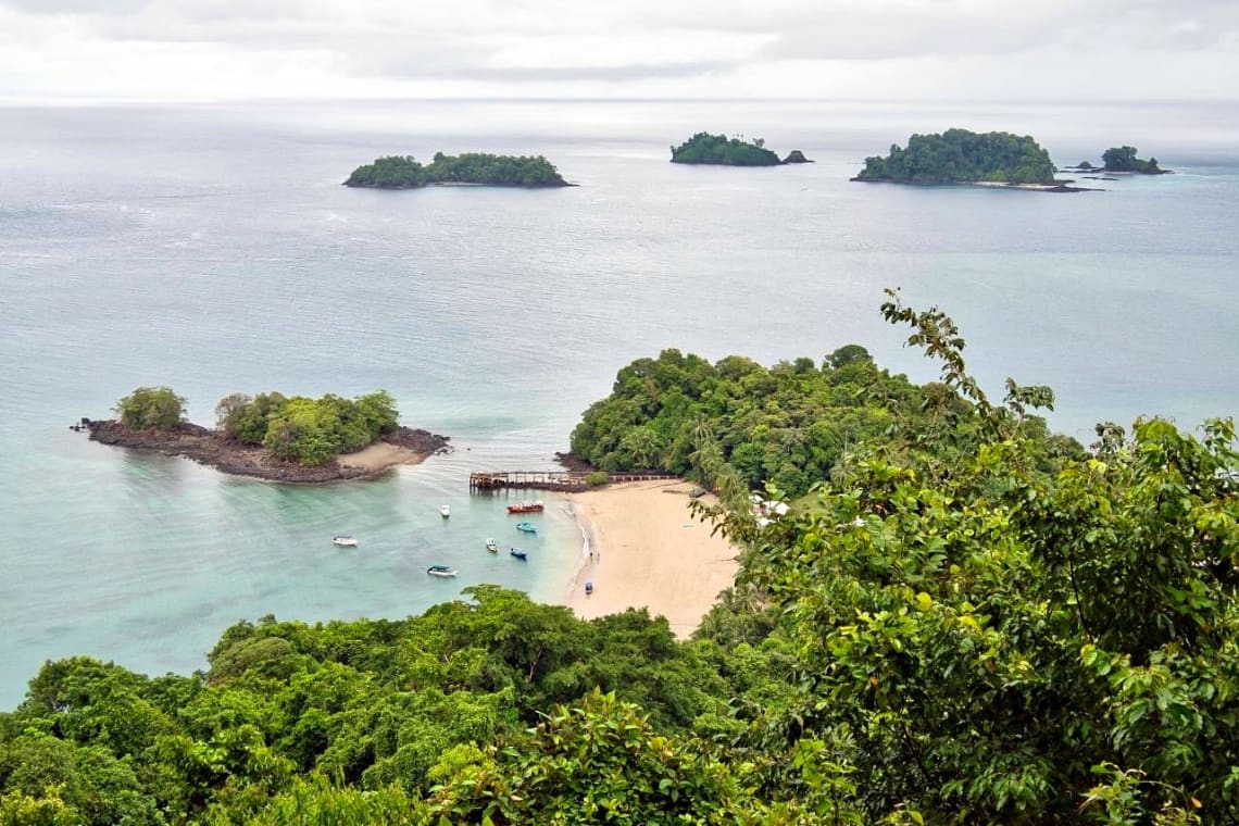 Qué ver en Panamá: Isla Coiba vista desde lo alto