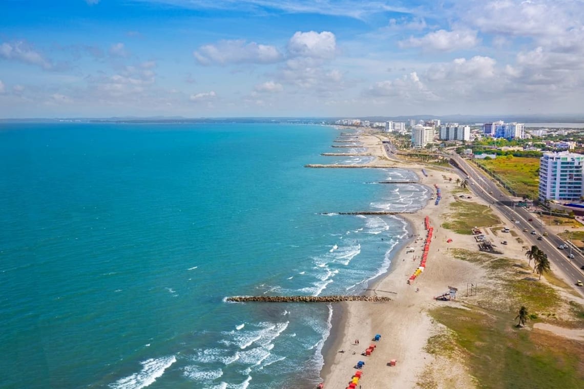 Playa Marbella en Cartagena