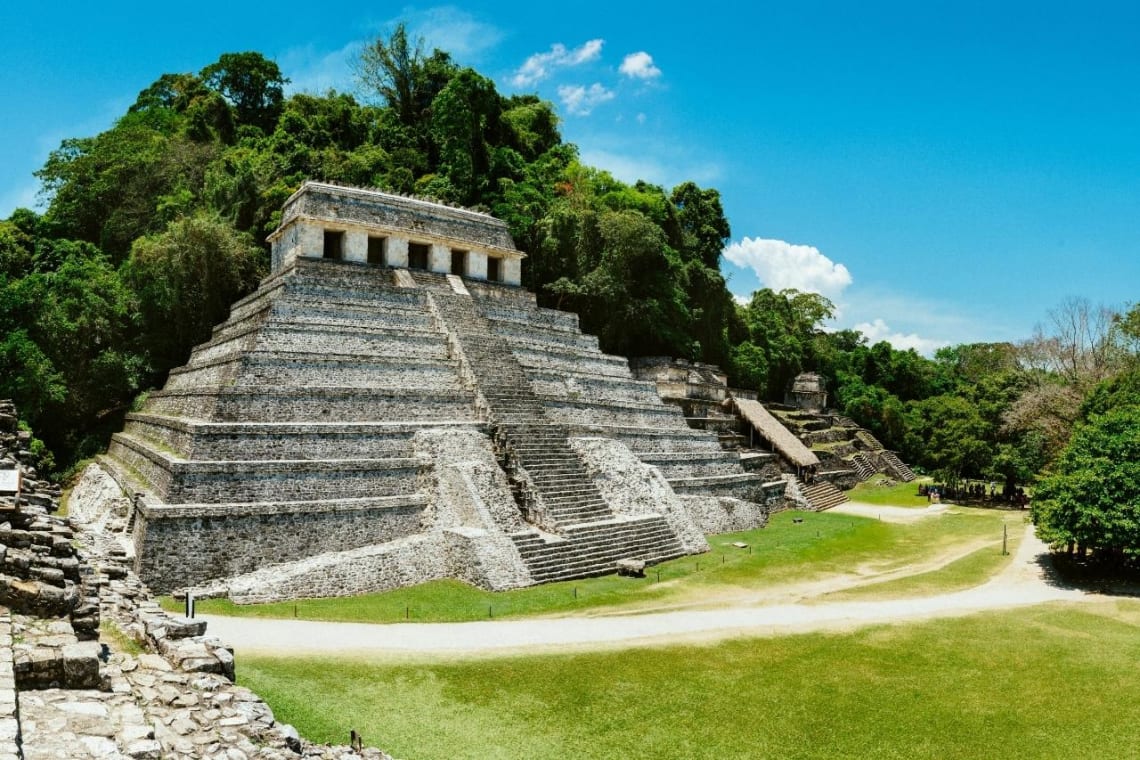 El&nbsp;Templo de las Inscripciones en Palenque, México