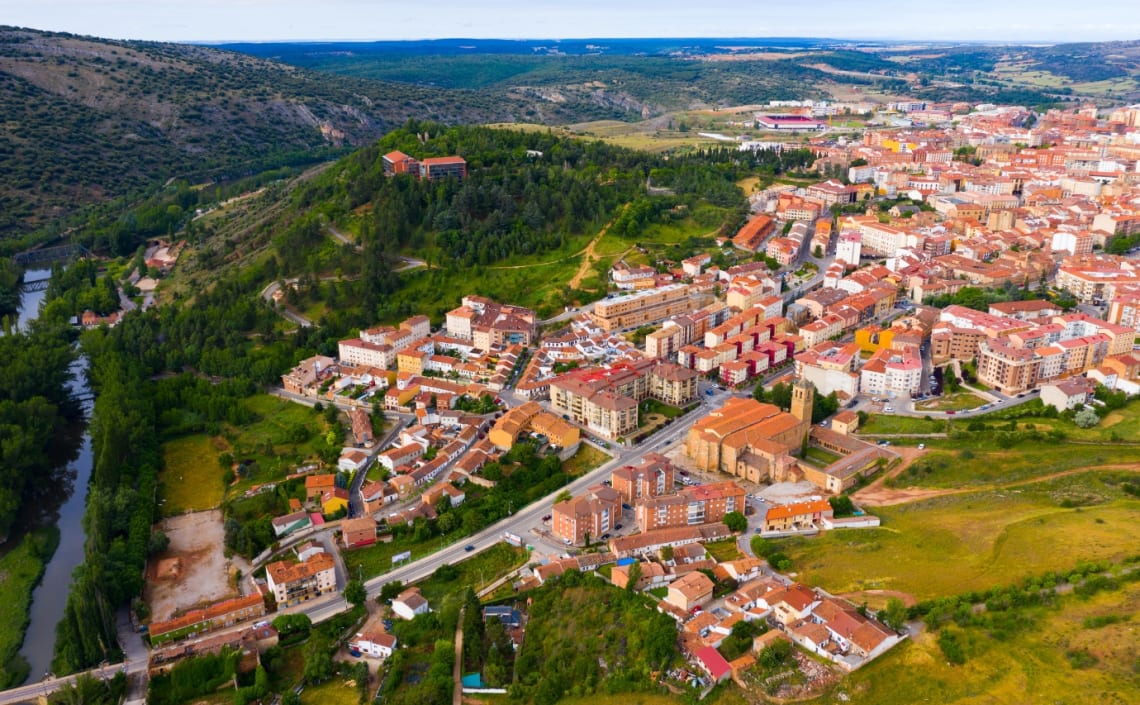 Vista aérea de Soria