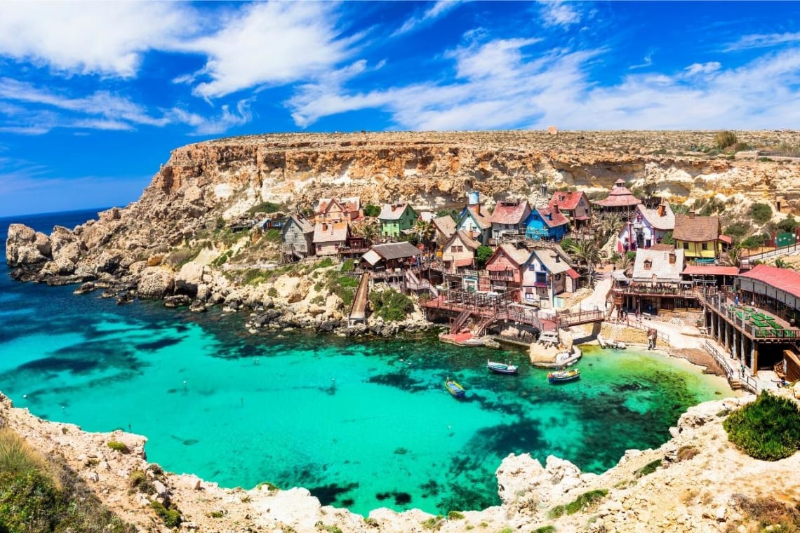 "Popeye town" in Albania, set of the film