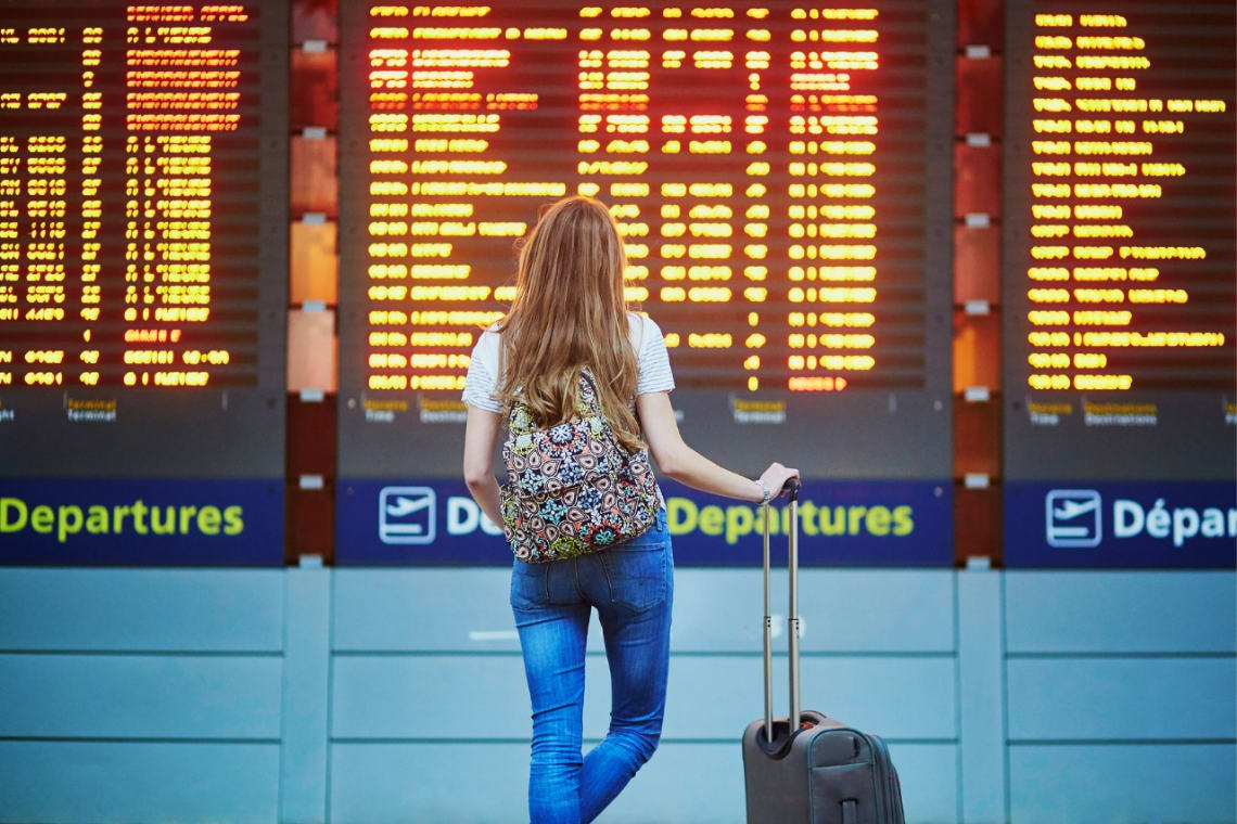 Girl Packing Luggage Prepare Her Journey Trip Lot Her Cloth Stock