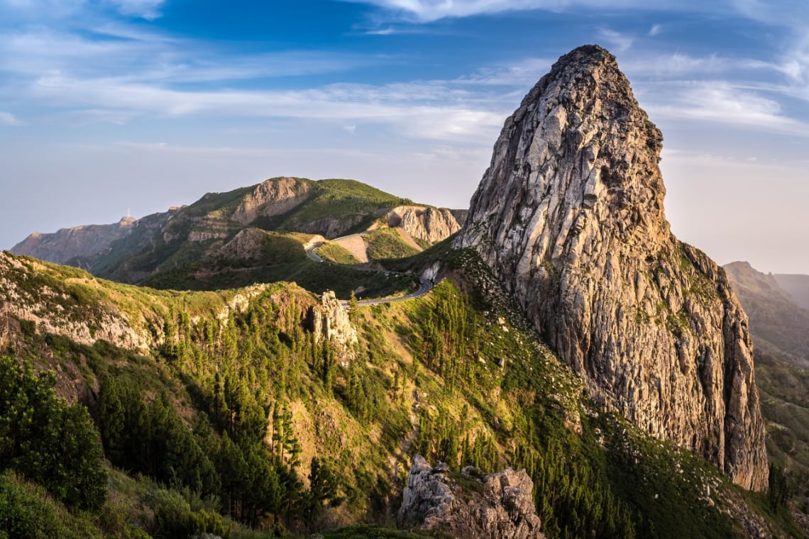 Roque de Agando en La Gomera
