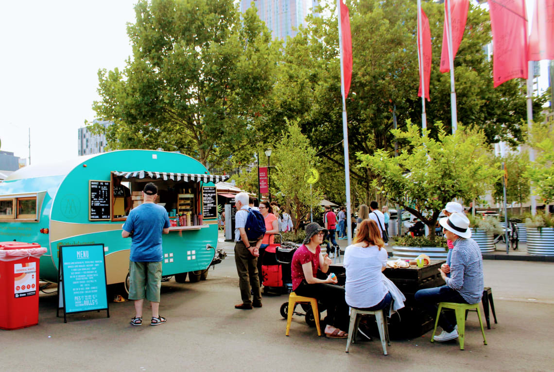 Eating cheap street food is a great way to save money in Australia.