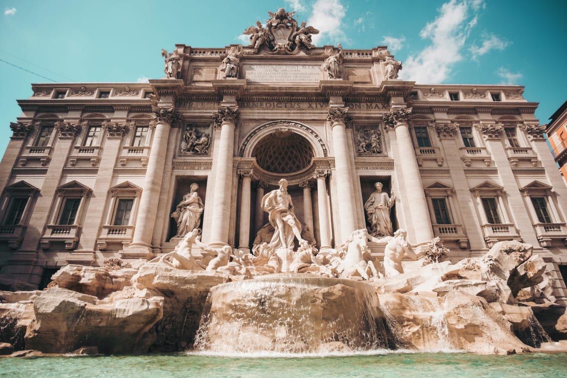 Trevi Fountain, Rome, Italy