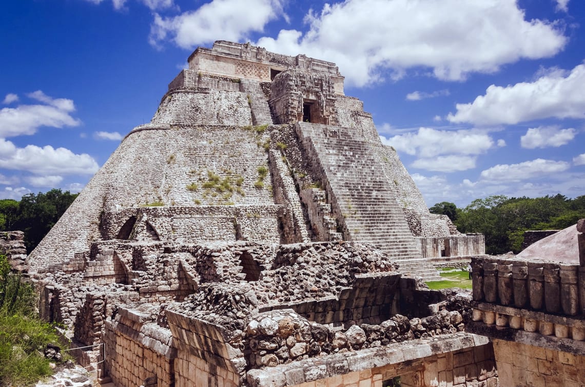 Pirámide del Adivino, la estructura más importante de Uxmal