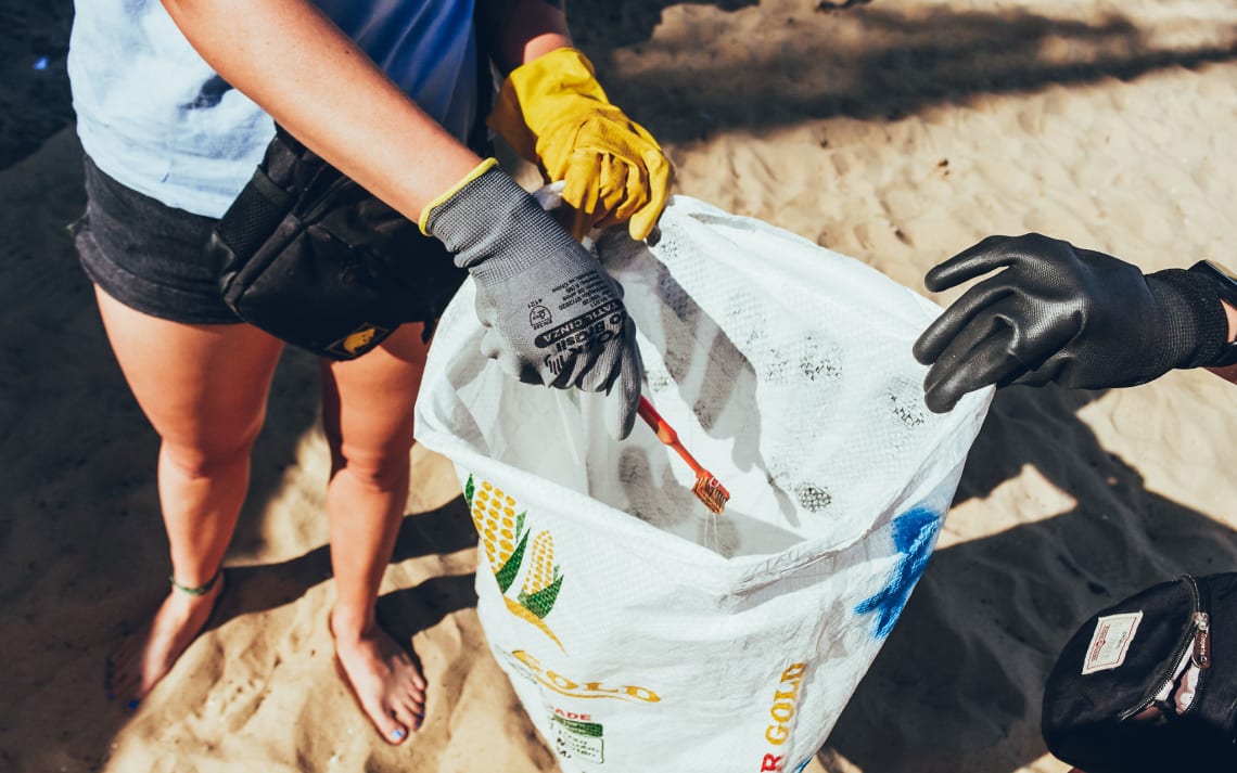 beach clean