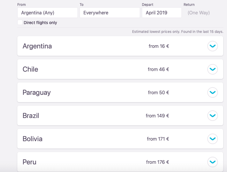 Cómo conseguir pasajes de avión baratos - worldpackers - buscar en skyscanner