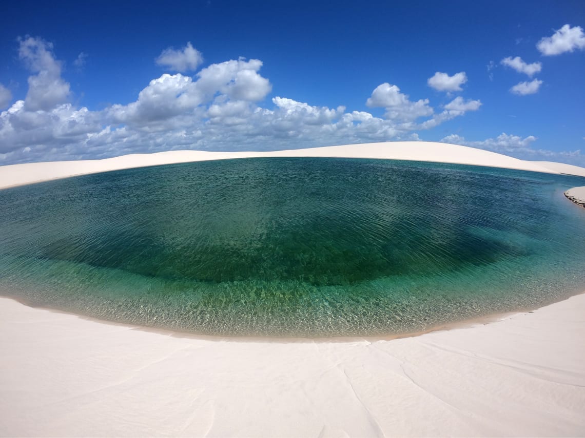 Lagoas cristalinas de Santo Amaro