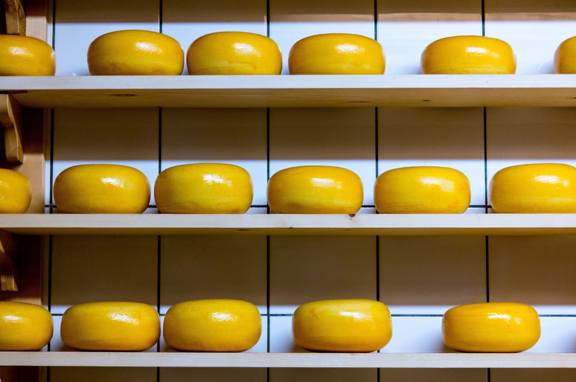 Cheese wheels, Netherlands