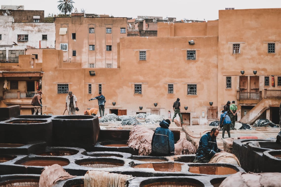 Tannery, Fez, Morocco