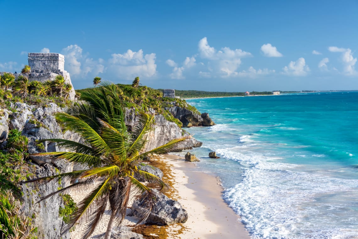 Conoce las 6 playas de arena blanca y fina más hermosas de México