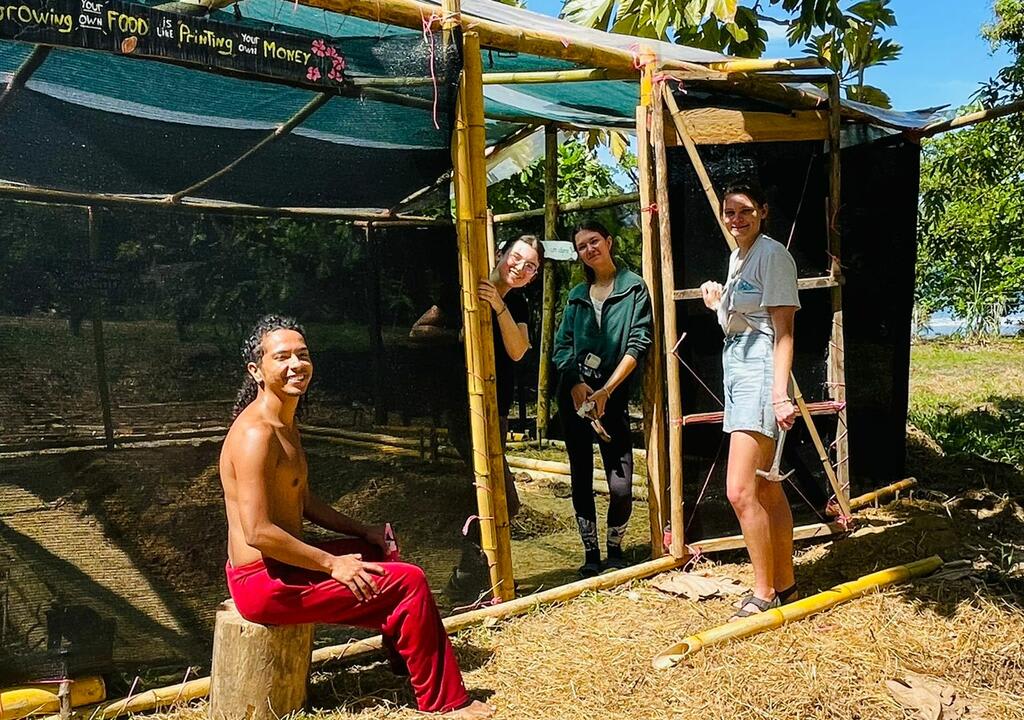volunteers posing for a photo - you might help with a variety of projects